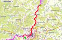 2015.04.25_CVJM-Radtour Route Karte 1